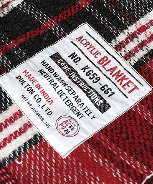 DULTON（ダルトン）の「ACRYLIC BLANKET / アクリル ブランケット（ブランケット・メンズ・C/D/E/A/B・FREE）」の17枚目の写真