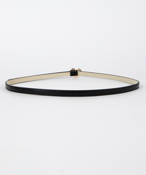 WEGO（ウィゴー）の「WEGO/ハートバックル細ベルト（ベルト・レディース・レッド/ブラック・FREE）」の4枚目の写真