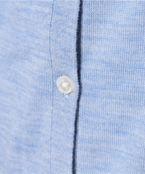 BEAMS LIGHTS Women's(ビームスライツ ウィメンズ)の「□BEAMS LIGHTS / ウォッシャブルウール カーディガン(カーディガン/ボレロ・レディース・オフホワイト/ライトグレー/サックスブルー・ONE SIZE)」の7枚目の写真