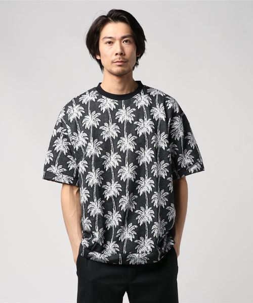 DEAR LAUREL(ディアローレル)の「半袖Tシャツ DEAR LAUREL D19S1101(Tシャツ/カットソー・メンズ・ブラック/ネイビー/グレー・M/L)」の1枚目の写真