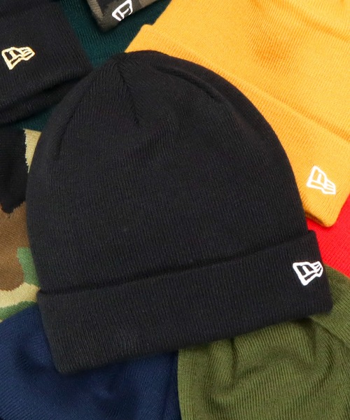 NEW ERA(ニューエラ)の「ニューエラ ベーシック カフ ニット帽(ニットキャップ/ビーニー・メンズ・ブラック×ホワイト/ケリーグリーン/ブルー系その他/ブラック×ゴールド/ロイヤルブルー/ネイビー/バーガンディー/ライトグレー/ホワイト×ブラック/ブラウン/レッド/アイボリー/カモフラージュ/グリーン系その他/ウィート/チャコール/ブラック×ブラック/ベージュ/タイガーカモ/アーミー/イエロー/ウッドランド/ブラック×シルバー/オリーブ/ベージュ系その他/ブラック系その他2/ストーン/オフホワイト/ブラウン系/ブラウン系その他2/ブラウン系その他/オレンジ系その他2/ライトブルー/ライトパープル/ダークブラウン/ライトオリーブ/ライトイエロー/ライトピンク/インディゴブルー/コーラルピンク/レッド系その他・FREE)」の7枚目の写真