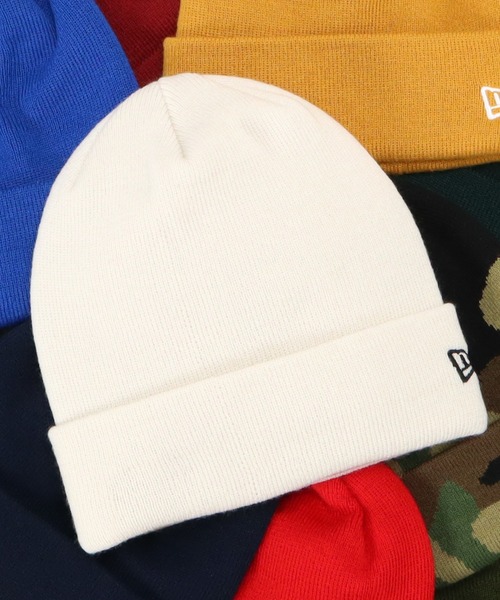 NEW ERA(ニューエラ)の「ニューエラ ベーシック カフ ニット帽(ニットキャップ/ビーニー・メンズ・ブラック×ホワイト/ケリーグリーン/ブルー系その他/ブラック×ゴールド/ロイヤルブルー/ネイビー/バーガンディー/ライトグレー/ホワイト×ブラック/ブラウン/レッド/アイボリー/カモフラージュ/グリーン系その他/ウィート/チャコール/ブラック×ブラック/ベージュ/タイガーカモ/アーミー/イエロー/ウッドランド/ブラック×シルバー/オリーブ/ベージュ系その他/ブラック系その他2/ストーン/オフホワイト/ブラウン系/ブラウン系その他2/ブラウン系その他/オレンジ系その他2/ライトブルー/ライトパープル/ダークブラウン/ライトオリーブ/ライトイエロー/ライトピンク/インディゴブルー/コーラルピンク/レッド系その他・FREE)」の3枚目の写真