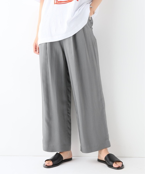 CITYSHOP(シティーショップ)の「カノコジャガードパンツ◆(その他パンツ・レディース・チャコールグレー/イエロー・36/38)」の1枚目の写真