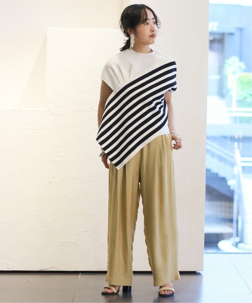 CITYSHOP(シティーショップ)の「カノコジャガードパンツ◆(その他パンツ・レディース・チャコールグレー/イエロー・36/38)」の7枚目の写真