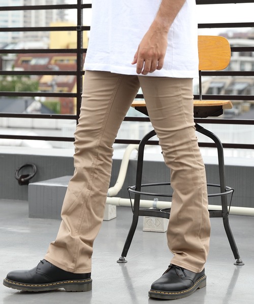 Beautiful Harmony（ビューティフルハーモニー）の「スリムストレッチシューカットパンツ（その他パンツ・メンズ・ベージュ/ネイビー/カーキ/ワイン/ライトグレー/ブラック/グレー/ホワイト・M/L/X-LARGE）」の5枚目の写真