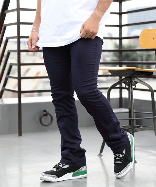 Beautiful Harmony（ビューティフルハーモニー）の「スリムストレッチシューカットパンツ（その他パンツ・メンズ・ベージュ/ネイビー/カーキ/ワイン/ライトグレー/ブラック/グレー/ホワイト・M/L/X-LARGE）」の7枚目の写真