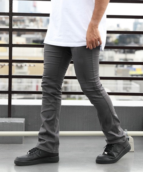 Beautiful Harmony（ビューティフルハーモニー）の「スリムストレッチシューカットパンツ（その他パンツ・メンズ・ベージュ/ネイビー/カーキ/ワイン/ライトグレー/ブラック/グレー/ホワイト・M/L/X-LARGE）」の4枚目の写真