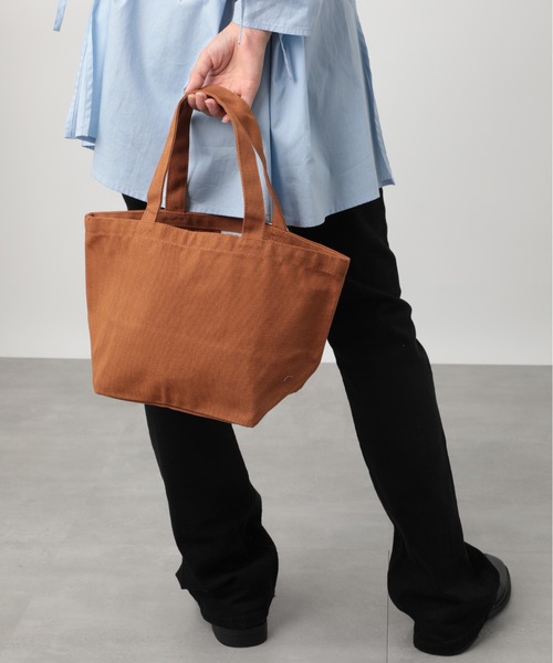 United Athle（ユナイテッドアスレ）の「推し活トートに！【UNITED ATHLE】ヘビーキャンバスランチトートバッグ 1543（トートバッグ・レディース・ブラック/ネイビー/グレー/レッド/イエロー/ブルー/グリーン/アイボリー/キャメル・FREE）」の8枚目の写真