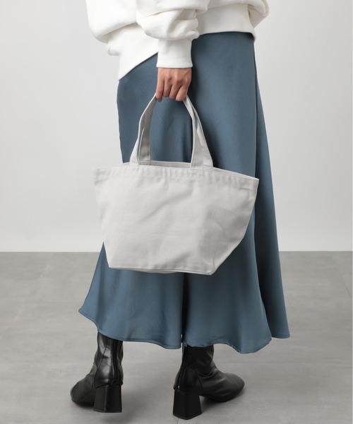 United Athle（ユナイテッドアスレ）の「推し活トートに！【UNITED ATHLE】ヘビーキャンバスランチトートバッグ 1543（トートバッグ・レディース・ブラック/ネイビー/グレー/レッド/イエロー/ブルー/グリーン/アイボリー/キャメル・FREE）」の4枚目の写真