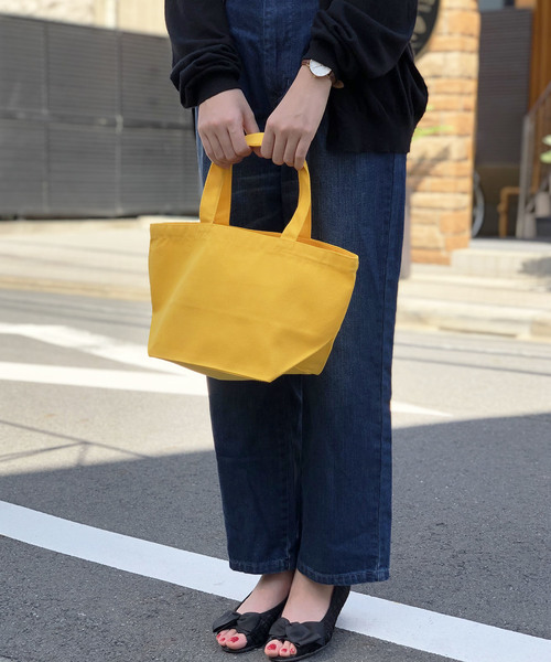 United Athle（ユナイテッドアスレ）の「推し活トートに！【UNITED ATHLE】ヘビーキャンバスランチトートバッグ 1543（トートバッグ・レディース・ブラック/ネイビー/グレー/レッド/イエロー/ブルー/グリーン/アイボリー/キャメル・FREE）」の7枚目の写真