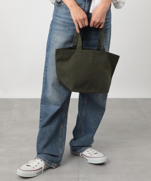 United Athle（ユナイテッドアスレ）の「推し活トートに！【UNITED ATHLE】ヘビーキャンバスランチトートバッグ 1543（トートバッグ・レディース・ブラック/ネイビー/グレー/レッド/イエロー/ブルー/グリーン/アイボリー/キャメル・FREE）」の5枚目の写真