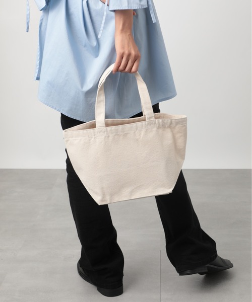 United Athle（ユナイテッドアスレ）の「推し活トートに！【UNITED ATHLE】ヘビーキャンバスランチトートバッグ 1543（トートバッグ・レディース・ブラック/ネイビー/グレー/レッド/イエロー/ブルー/グリーン/アイボリー/キャメル・FREE）」の2枚目の写真