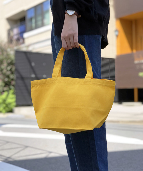 United Athle（ユナイテッドアスレ）の「推し活トートに！【UNITED ATHLE】ヘビーキャンバスランチトートバッグ 1543（トートバッグ・レディース・ブラック/ネイビー/グレー/レッド/イエロー/ブルー/グリーン/アイボリー/キャメル・FREE）」の11枚目の写真