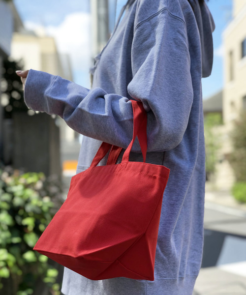 United Athle（ユナイテッドアスレ）の「推し活トートに！【UNITED ATHLE】ヘビーキャンバスランチトートバッグ 1543（トートバッグ・レディース・ブラック/ネイビー/グレー/レッド/イエロー/ブルー/グリーン/アイボリー/キャメル・FREE）」の12枚目の写真