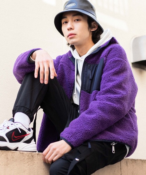 WEGO（ウィゴー）の「WEGO/ボアフリーススタンドブルゾン（ブルゾン