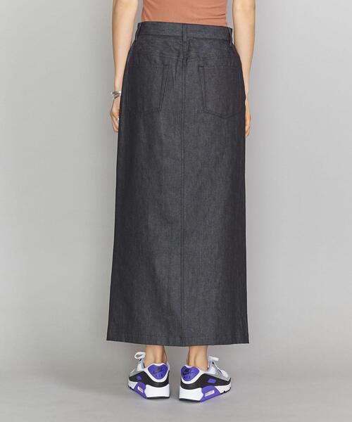 BEAUTY&YOUTH UNITED ARROWS（ビューティーアンドユースユナイテッドアローズ）の「BY デニム5ポケットタイトロングスカートо（デニムスカート・レディース・オフホワイト/ネイビー・MEDIUM/SMALL）」の17枚目の写真