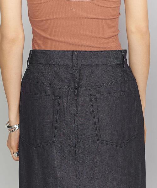 BEAUTY&YOUTH UNITED ARROWS（ビューティーアンドユースユナイテッドアローズ）の「BY デニム5ポケットタイトロングスカートо（デニムスカート・レディース・オフホワイト/ネイビー・MEDIUM/SMALL）」の14枚目の写真