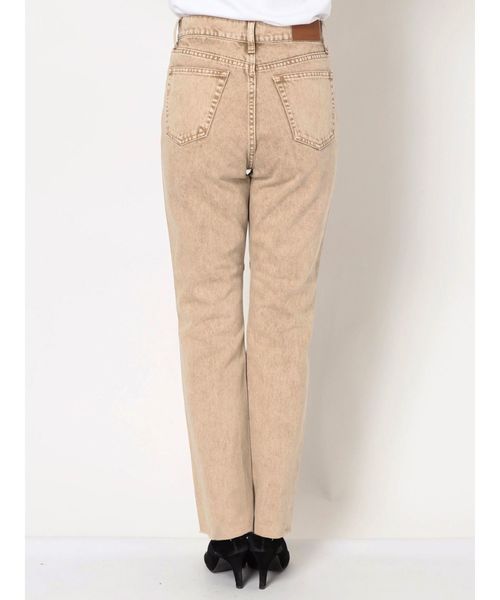 EVRIS（エヴリス）の「ケミカルウォッシュストレートデニムパンツ（デニムパンツ・レディース・ライトブルー/ベージュ・MEDIUM/SMALL）」の9枚目の写真
