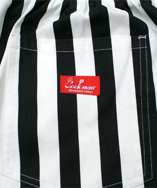 COOKMAN(クックマン)の「Cookman クックマン シェフ パンツ ワイドストライプ ブラック(その他パンツ・メンズ・ブラック・MEDIUM/LARGE/SMALL)」の9枚目の写真