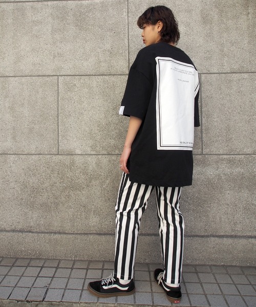 COOKMAN(クックマン)の「Cookman クックマン シェフ パンツ ワイドストライプ ブラック(その他パンツ・メンズ・ブラック・MEDIUM/LARGE/SMALL)」の3枚目の写真