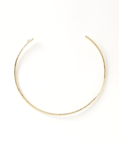 tone（トーン）の「【aussi/オッスィー】Hand made bend チョーカー(ノンニッケル)（チョーカー・レディース・シルバー/ゴールド・FREE）」の4枚目の写真