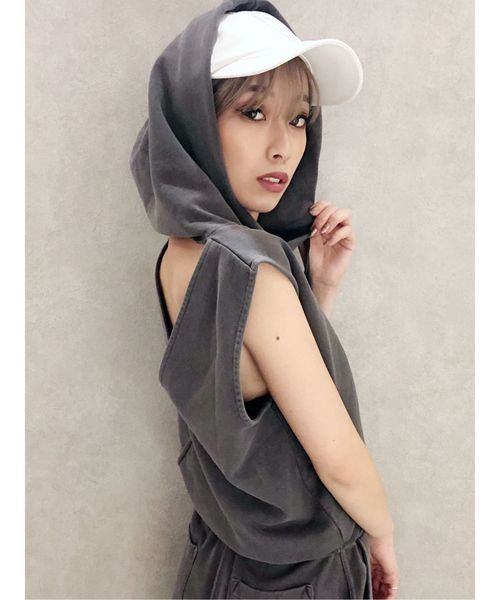 GYDA（ジェイダ）の「G Silicon CAP（キャップ・レディース・ブラック/オフホワイト・FREE）」の14枚目の写真