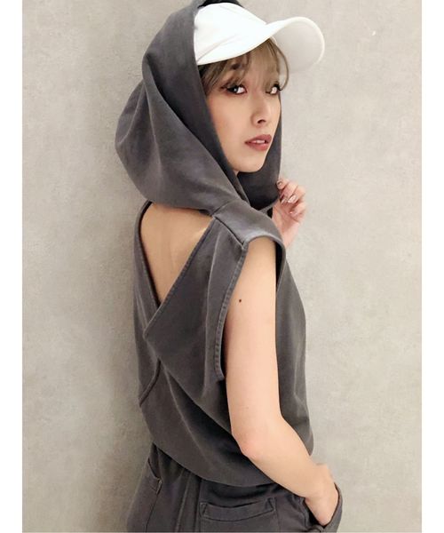 GYDA（ジェイダ）の「G Silicon CAP（キャップ・レディース・ブラック/オフホワイト・FREE）」の13枚目の写真