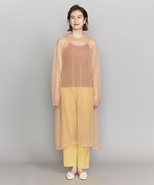 BEAUTY&YOUTH UNITED ARROWS（ビューティーアンドユースユナイテッドアローズ）の「BY シアーニットワンピースо（ワンピース・レディース・ベージュ/ブラック・FREE）」の12枚目の写真