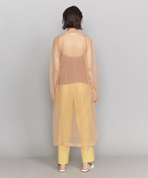 BEAUTY&YOUTH UNITED ARROWS（ビューティーアンドユースユナイテッドアローズ）の「BY シアーニットワンピースо（ワンピース・レディース・ベージュ/ブラック・FREE）」の14枚目の写真