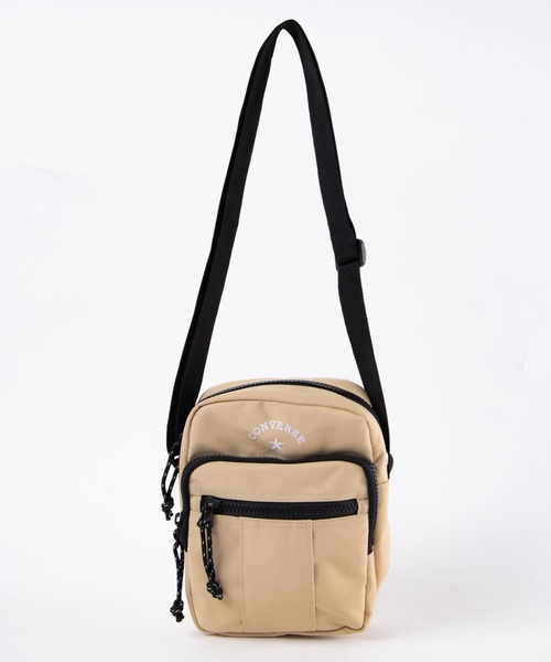 CONVERSE(コンバース)の「∴WEGO/CONVERSE 別注アーチロゴショルダー(ショルダーバッグ・メンズ・ホワイト/ベージュ/ブラック・FREE)」の14枚目の写真