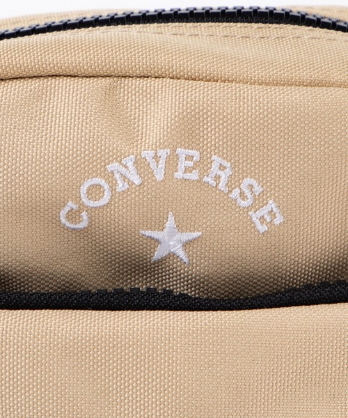 CONVERSE(コンバース)の「∴WEGO/CONVERSE 別注アーチロゴショルダー(ショルダーバッグ・メンズ・ホワイト/ベージュ/ブラック・FREE)」の16枚目の写真