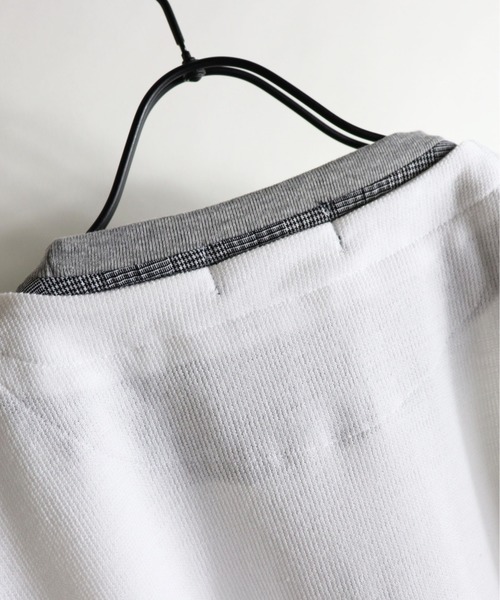 Confirm（コンファーム）の「Confirm / コンファーム カノコハーフジップフェイクロンT（Tシャツ/カットソー・メンズ・ホワイト/ブラック/グレー/カーキ・M/L）」の17枚目の写真