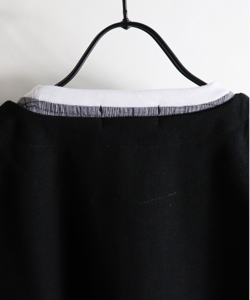 Confirm（コンファーム）の「Confirm / コンファーム カノコハーフジップフェイクロンT（Tシャツ/カットソー・メンズ・ホワイト/ブラック/グレー/カーキ・M/L）」の8枚目の写真