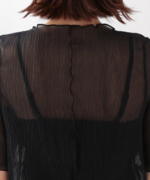 LOWRYS FARM(ローリーズファーム)の「シアープリーツプルオーバー5S 886381(Tシャツ/カットソー・レディース・ベージュ/ブラック/アイボリー/グレー/ブラウン・FREE)」の21枚目の写真