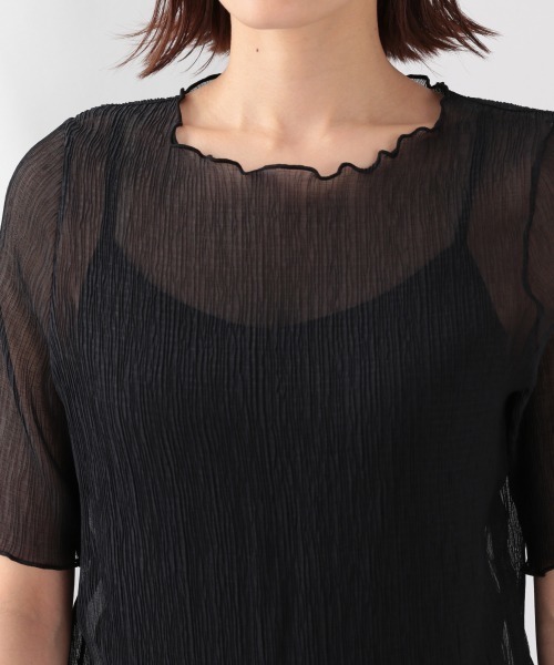 LOWRYS FARM(ローリーズファーム)の「シアープリーツプルオーバー5S 886381(Tシャツ/カットソー・レディース・ベージュ/ブラック/アイボリー/グレー/ブラウン・FREE)」の22枚目の写真