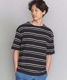 BEAUTY&YOUTH UNITED ARROWS | BY リネン コットン リゾート ボーダー Tシャツ(Tシャツ/カットソー)