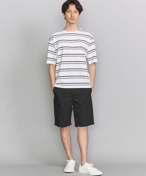 BEAUTY&YOUTH UNITED ARROWS(ビューティーアンドユースユナイテッドアローズ)の「BY リネン コットン リゾート ボーダー Tシャツ(Tシャツ/カットソー・メンズ・ホワイト/ブラック・SMALL/LARGE/X-LARGE/MEDIUM)」の12枚目の写真