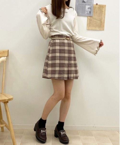 apres jour(アプレジュール)の「ラテカラープリーツスカパン【ZOZOTOWN限定アイテム】【8AP】(その他パンツ・レディース・ベージュ/その他/モカ/ライトベージュ・フリー)」の21枚目の写真
