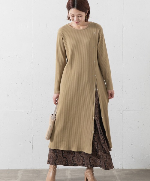 セール ボタンスリットリブワンピース ワンピース Urban Research Sonny Label アーバンリサーチサニーレーベル のファッション通販 Zozotown