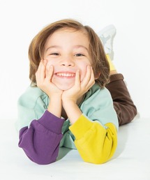 BRANSHES | 袖口切替え裏起毛トレーナー(スウェット)