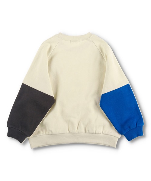 BRANSHES（ブランシェス）の「袖口切替え裏起毛トレーナー（スウェット・キッズ・ライトグリーン/アイボリー・90cm/110cm/100cm/120cm/130cm/140cm/150cm）」の18枚目の写真