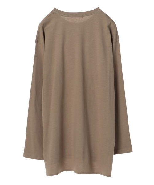 AMERICAN HOLIC(アメリカンホリック)の「クルーネックスリットプルオーバー *(Tシャツ/カットソー・レディース・ベージュ/オフホワイト・M/L)」の10枚目の写真