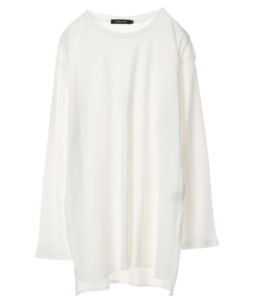 AMERICAN HOLIC(アメリカンホリック)の「クルーネックスリットプルオーバー *(Tシャツ/カットソー・レディース・ベージュ/オフホワイト・M/L)」の16枚目の写真