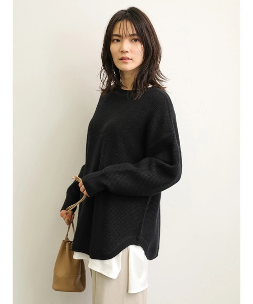 AMERICAN HOLIC(アメリカンホリック)の「クルーネックスリットプルオーバー *(Tシャツ/カットソー・レディース・ベージュ/オフホワイト・M/L)」の9枚目の写真