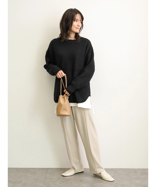 AMERICAN HOLIC(アメリカンホリック)の「クルーネックスリットプルオーバー *(Tシャツ/カットソー・レディース・ベージュ/オフホワイト・M/L)」の17枚目の写真