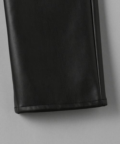 BEAUTY&YOUTH UNITED ARROWS（ビューティーアンドユースユナイテッドアローズ）の「BY フェイクレザー5ポケットパンツ ◆（その他パンツ・レディース・ベージュ/ブラック・SMALL/MEDIUM）」の12枚目の写真