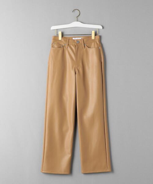 BEAUTY&YOUTH UNITED ARROWS（ビューティーアンドユースユナイテッドアローズ）の「BY フェイクレザー5ポケットパンツ ◆（その他パンツ・レディース・ベージュ/ブラック・SMALL/MEDIUM）」の14枚目の写真