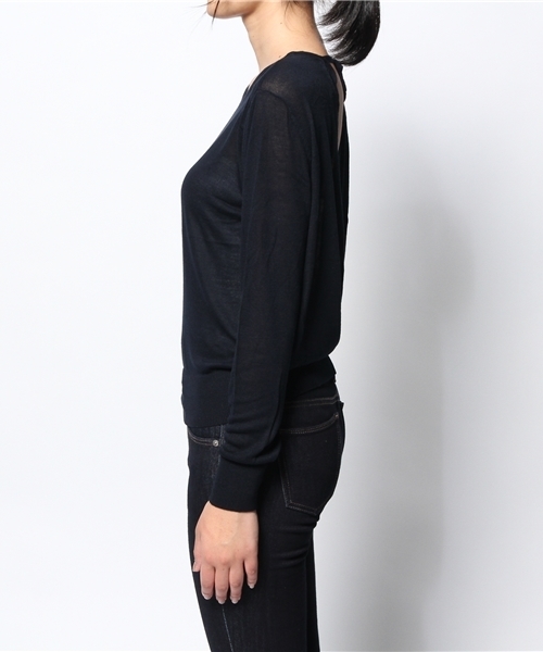 Sheta（シータ）の「バックリボンニットPO（ニット/セーター・レディース・ボルドー/ネイビー・FREE）」の9枚目の写真