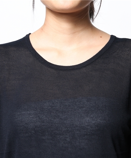 Sheta（シータ）の「バックリボンニットPO（ニット/セーター・レディース・ボルドー/ネイビー・FREE）」の4枚目の写真