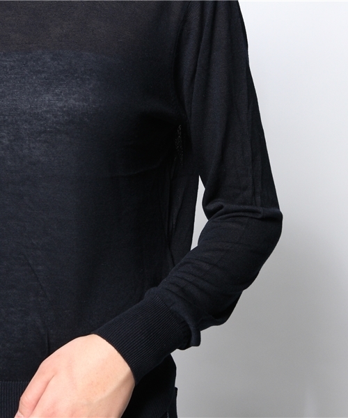 Sheta（シータ）の「バックリボンニットPO（ニット/セーター・レディース・ボルドー/ネイビー・FREE）」の5枚目の写真